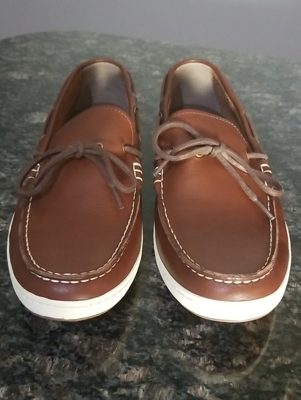 Cole Hahn Brown Leather Loafers - Picture 6 of 15